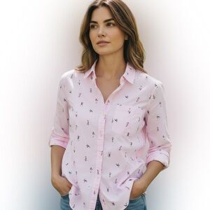 Old Navy Classic Shirt - pink print